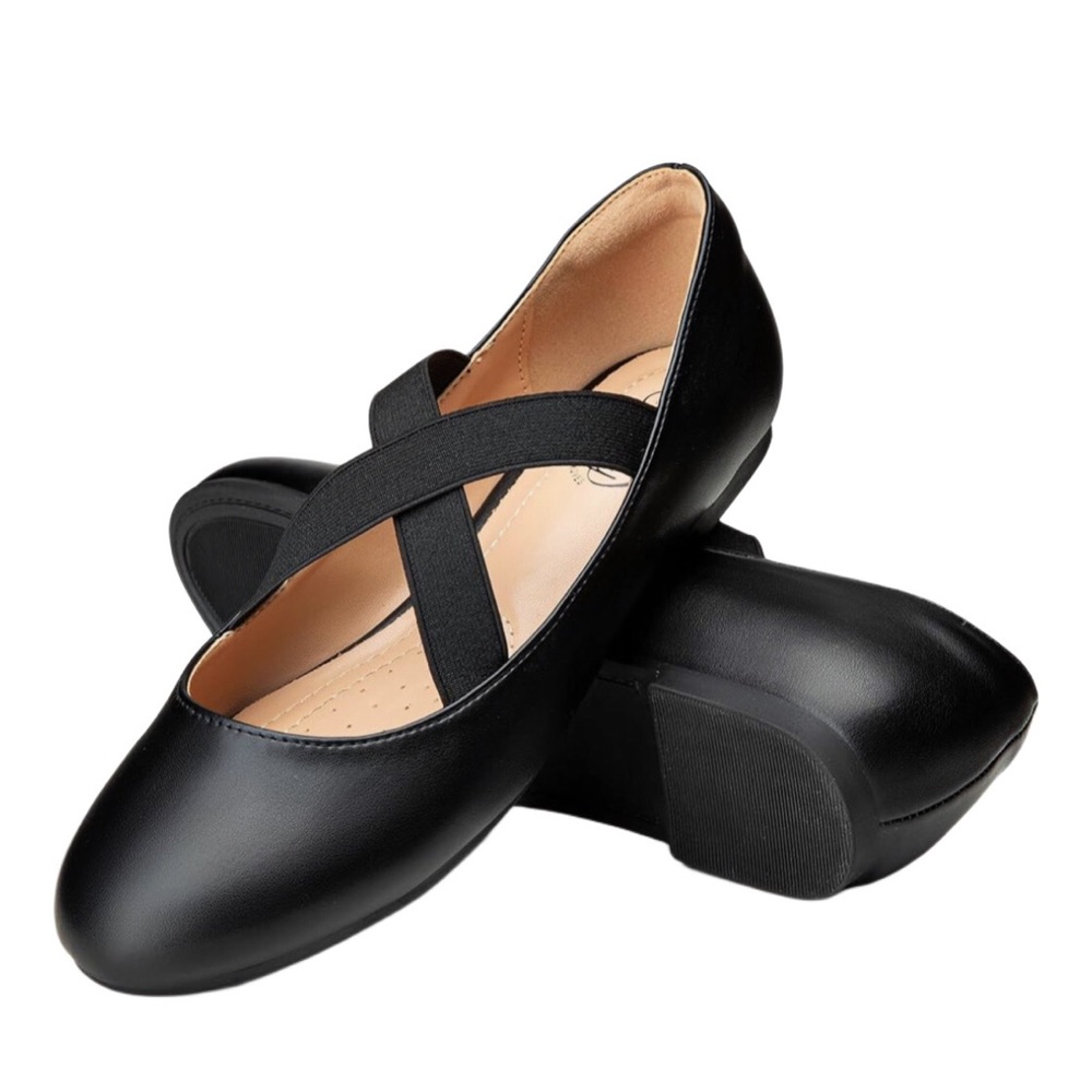 Trary Womans Black Ballet Flats Size 8.5
